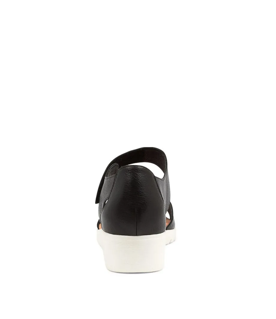 Monte Dj Black White Sole Leather