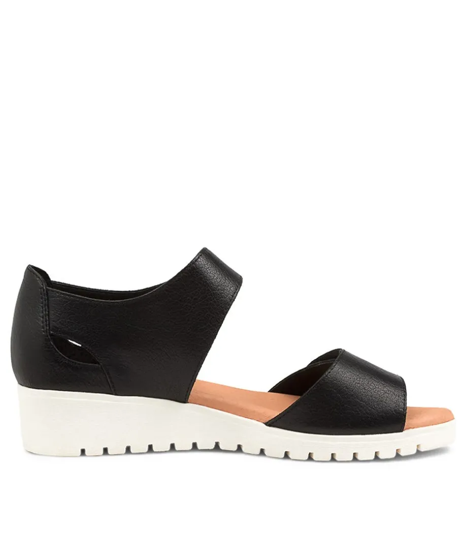 Monte Dj Black White Sole Leather