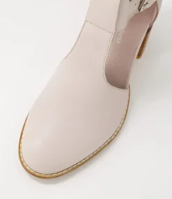 Murvin Pale Pink Leather Heels