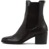 Mycah Black Leather Chelsea Boots Bh