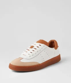 Mysti Off White Tan Multi Sneakers