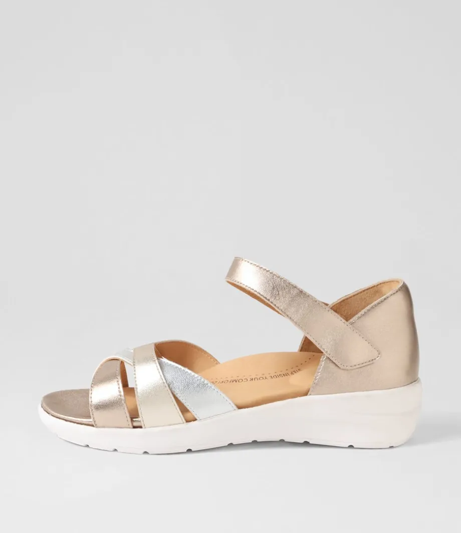 Nacola2 Xw Metallic Multi Leather Sandals
