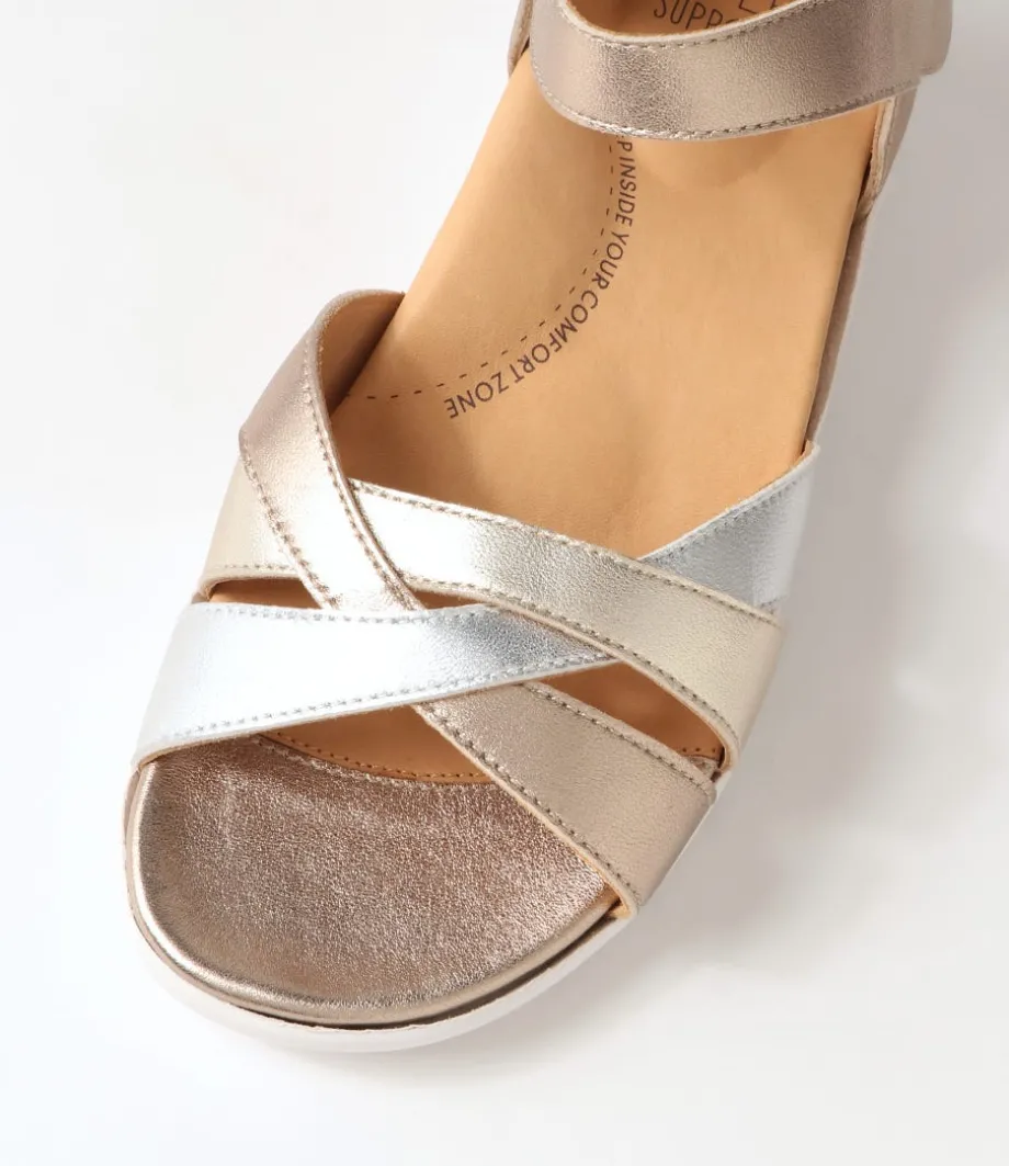 Nacola2 Xw Metallic Multi Leather Sandals