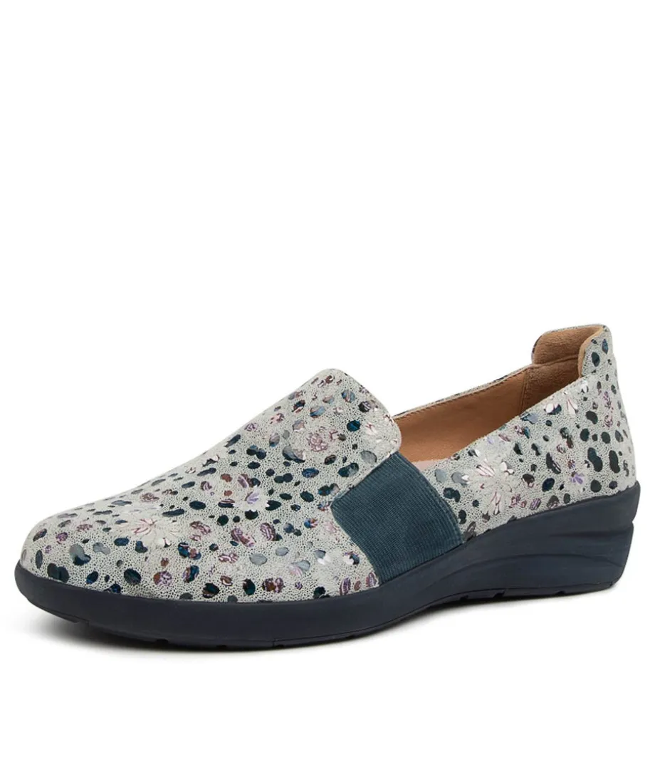 Nannu W Navy Splotch Leat