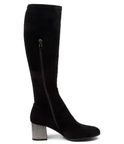 Nething Dj Black Pewter He Stretch Microsuede