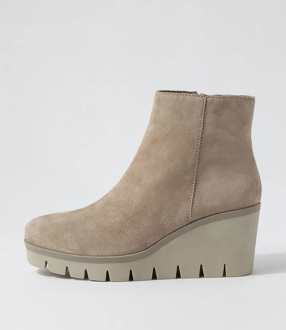 Nish Misty Suede Ankle Boots