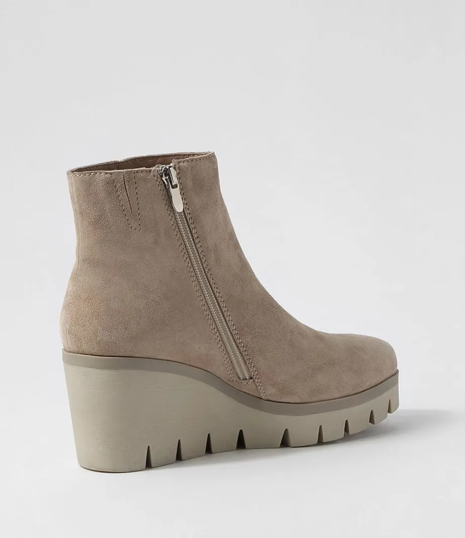 Nish Misty Suede Ankle Boots