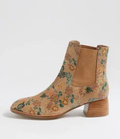 Noyce Vintage Tan Leather Chelsea Boots