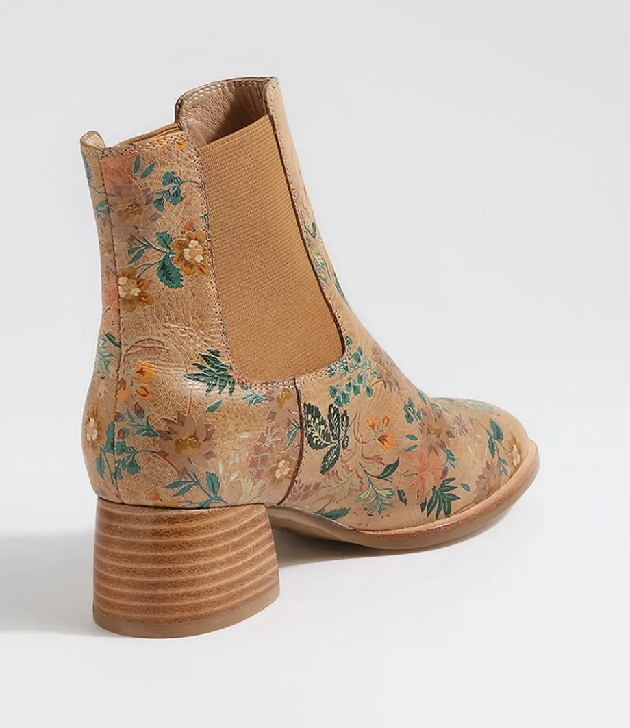 Noyce Vintage Tan Leather Chelsea Boots