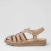 Oblight Smoke Leather Flat Shoes