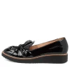 Oclem Black Patent Leather Shoes Black Sole