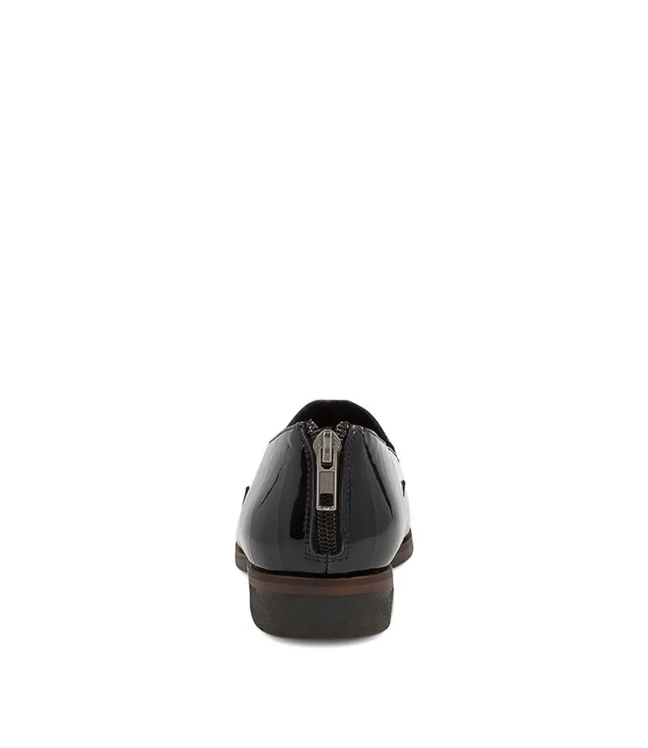 Odai Navy Patent Leather Loafers
