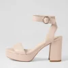 Oita Nude Leather Sandals