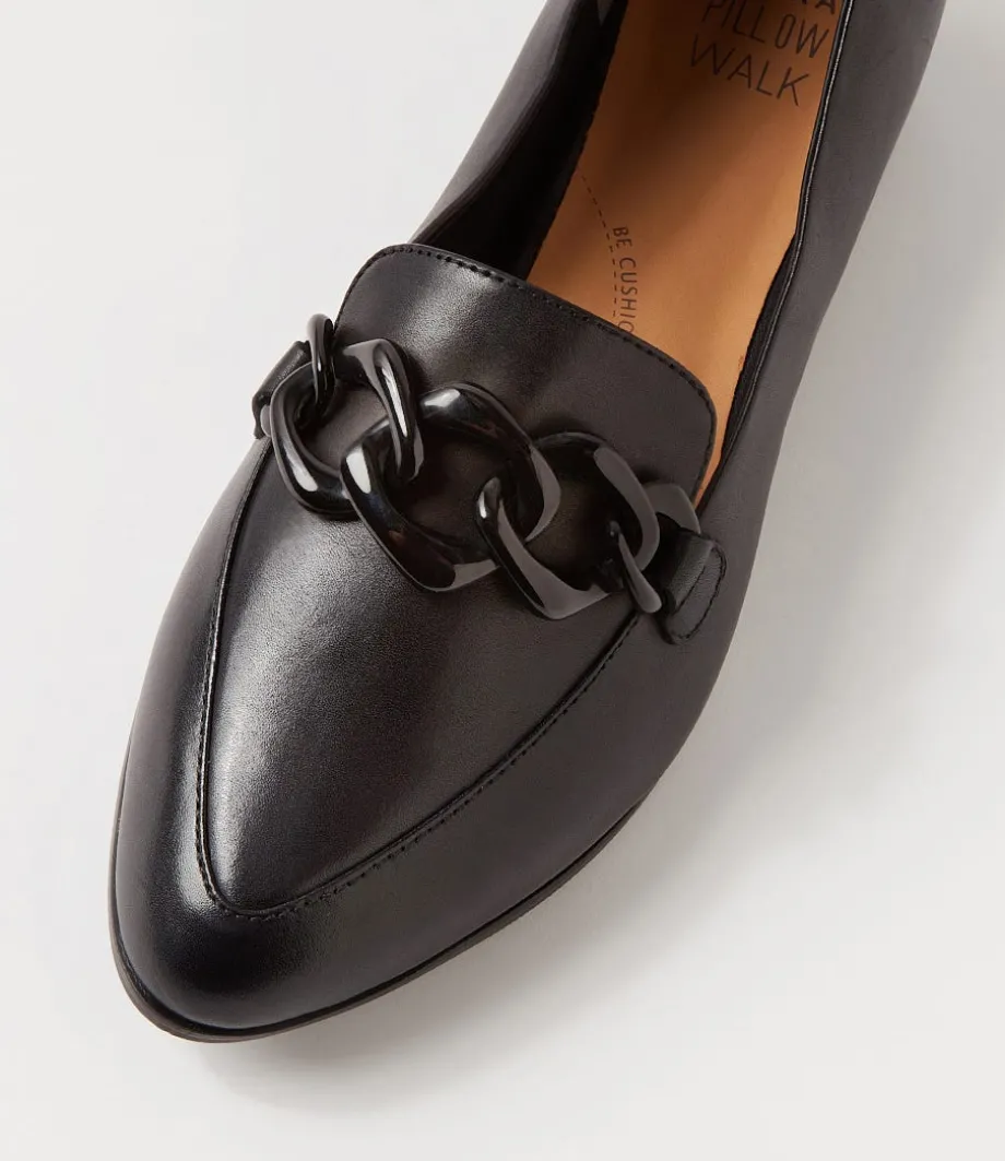 Olange Xw Black Leather Loafers