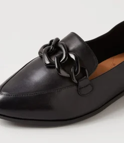 Olange Xw Black Leather Loafers