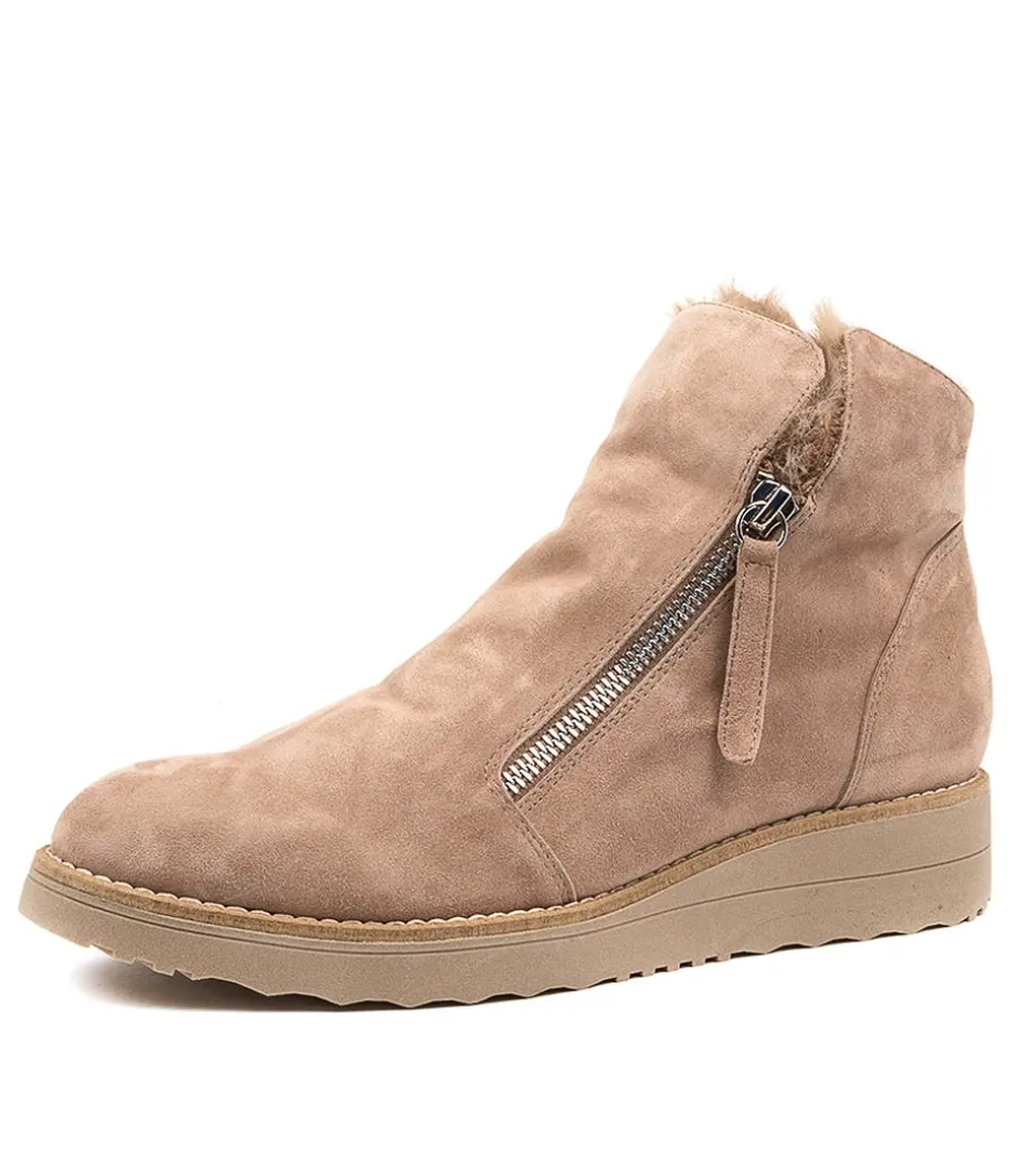 Opal Taupe-Taupe Suede