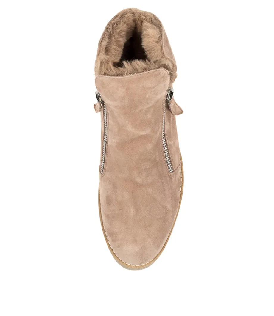 Opal Taupe-Taupe Suede