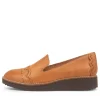 Orchidy Dark Tan Leather Loafers Cs