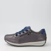 Osaka 87 Anthrazit Indigo Leather Suede Sneakers