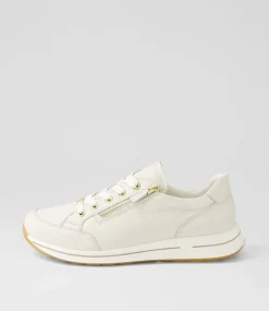Osaka 1 Cream Leather Sneakers