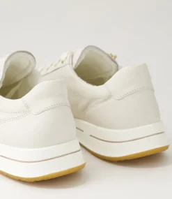 Osaka 1 Cream Leather Sneakers