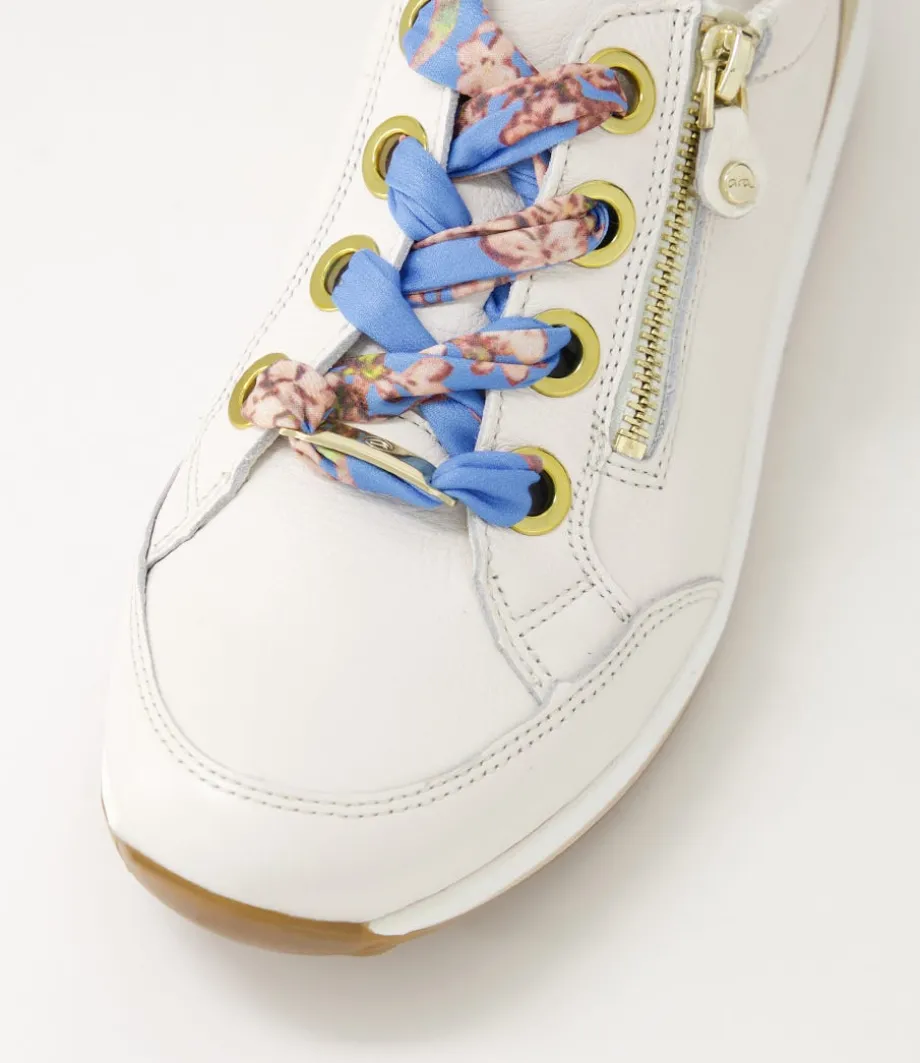 Osaka 87 Creme Shell Platinum Leather Sneakers