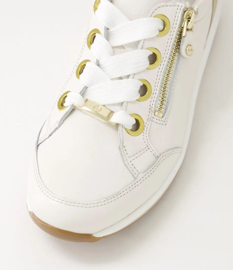Osaka 87 Creme Shell Platinum Leather Sneakers