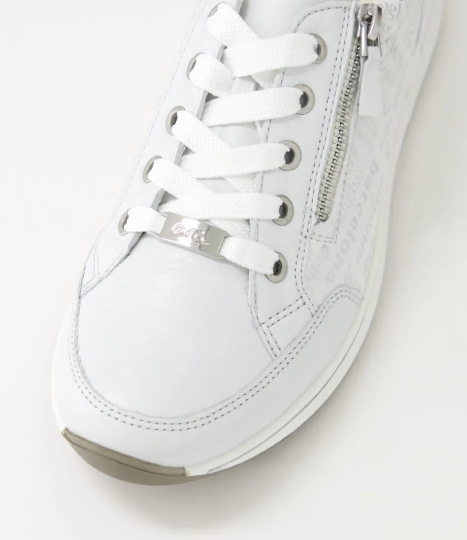 Osaka 1 Misty Grey Silver Leather Sneakers