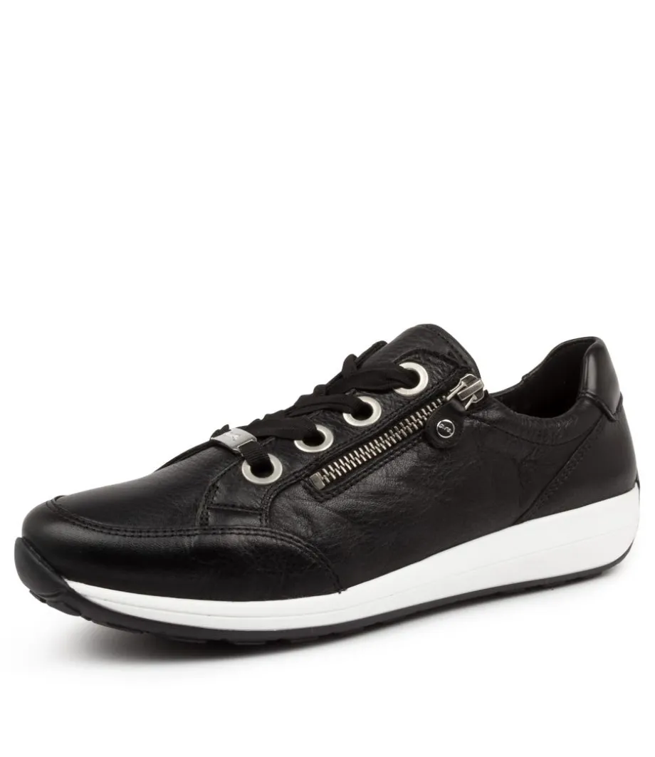 Osaka 87 Schwarz Leather