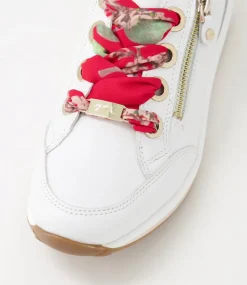 Osaka 87 Weiss Light Gold Leather Sneakers