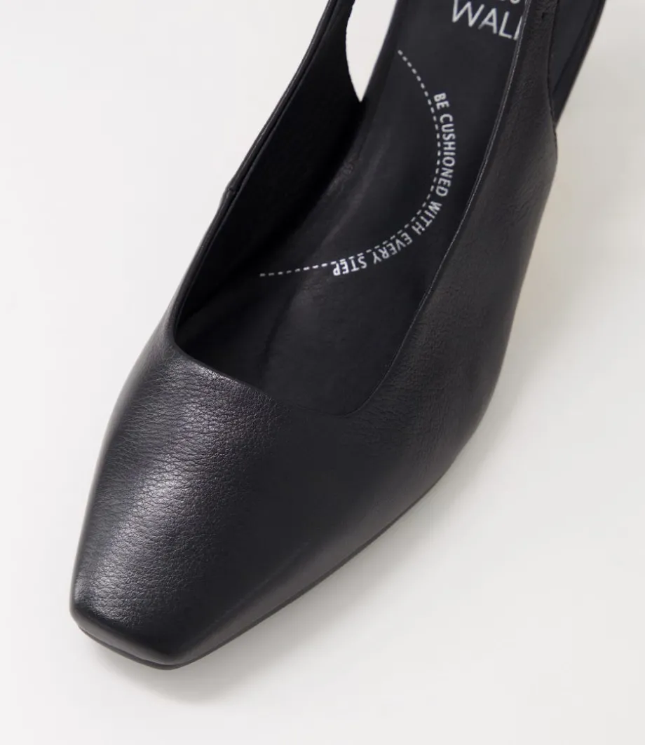 Oviedos Xw Black Leather Heels
