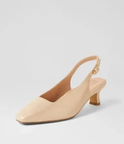 Oviedos Xw Gold Shimmer Leather Heels