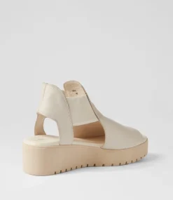 Ozie Almond Leather Sandals