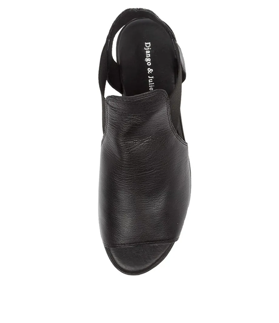 Ozie Black Lea-Blk Sole