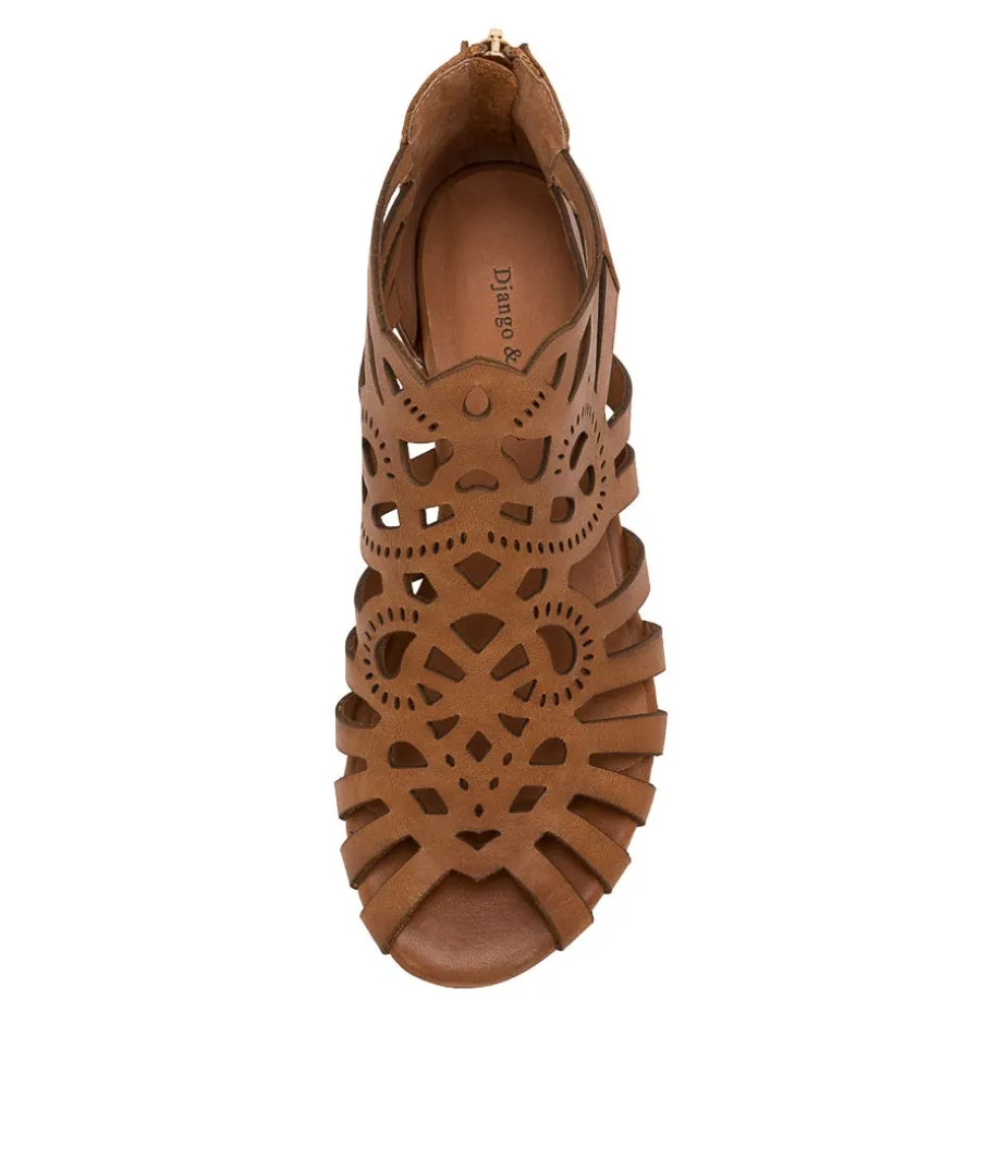 Palermo Tan Leather Sandals