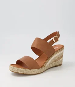 Pama Tan Natural Multi Leather Espadrilles