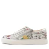 Pamela Xf White Fields Leather Sneakers