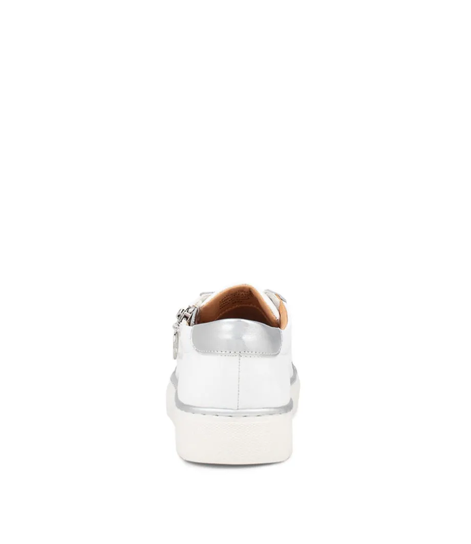 Pamela Xf Whitesilver Patent Leather Sneakers