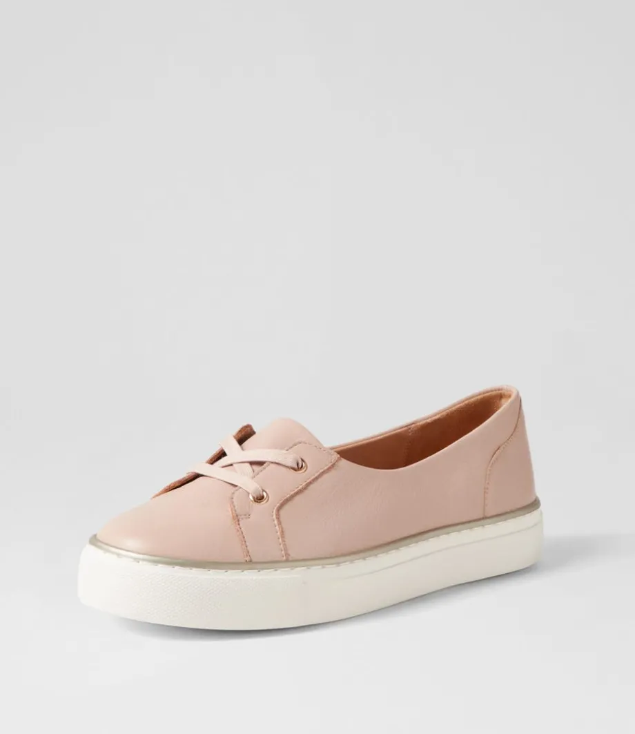 Patrese Xf Nude Leather Flat Shoes