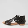 Pietro Black Leather Sandals