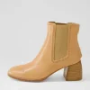 Played Light Tan Natural Leather Chelsea Boots
