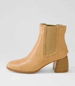 Played Light Tan Natural Leather Chelsea Boots