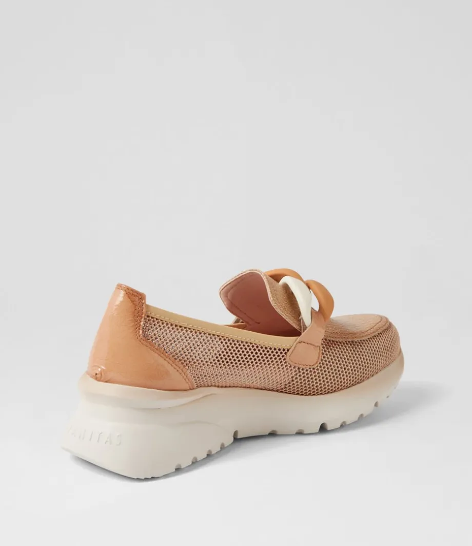 Polinesia 13 Desert Mesh Leather Loafers