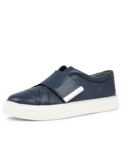Poppies Xf Navy Leather Sneakers