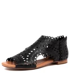 Powers Black Leather
