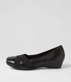 Randford Black Patent Leather Heels