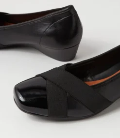 Randford Black Patent Leather Heels