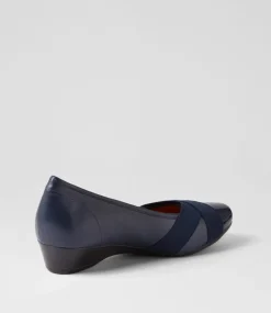 Randford Navy Patent Leather Heels