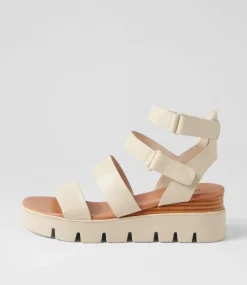Rhean Milk Leather Sandals