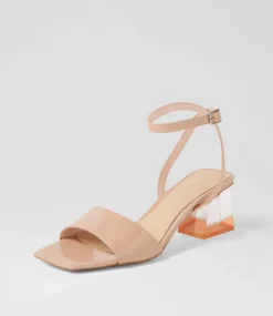 Rolo Cafe Patent Leather Sandals